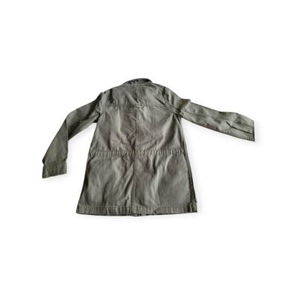 Madewell Army Olive Duck Cloth Hooded Raincoat Jacket XXS NWT - Picture 9 of 12